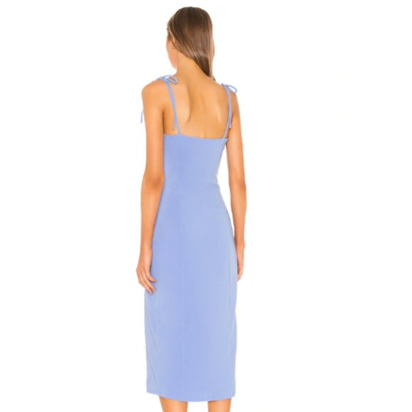 Camila Coelho Aaliyah Midi Dress in Periwinkle Blue NWT Size Small & Medium - Picture 3 of 3